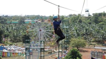 sharvraj eco farm Goa zipline adventure sport