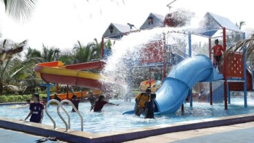 fun at sharvraj eco farm waterpark